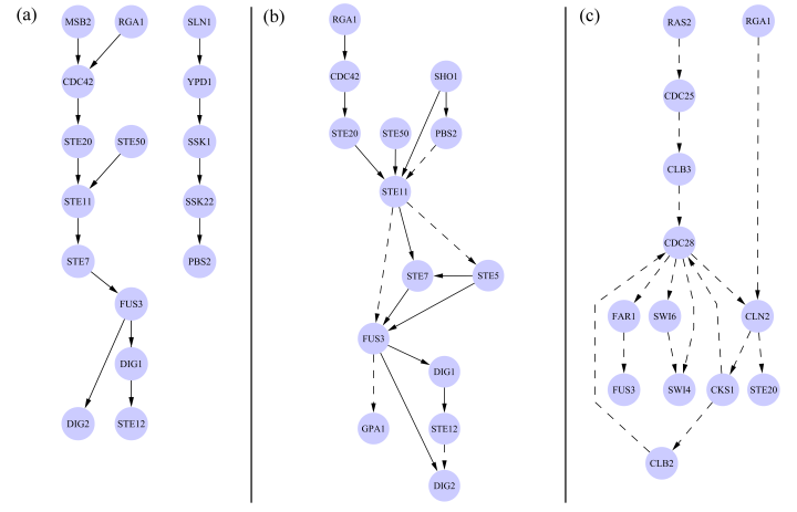 Predicted pathways that have been biologically validated