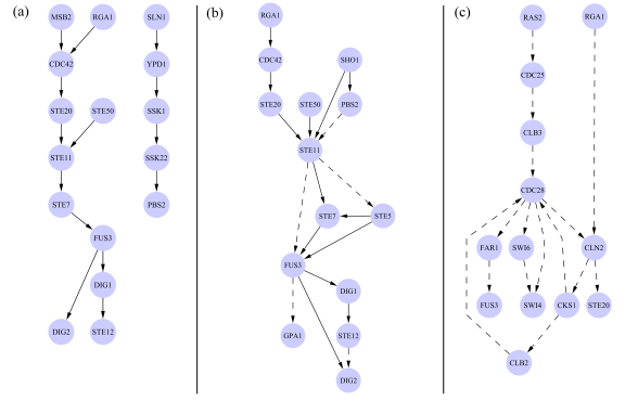 Predicted pathways that have been biologically validated.  Click for details